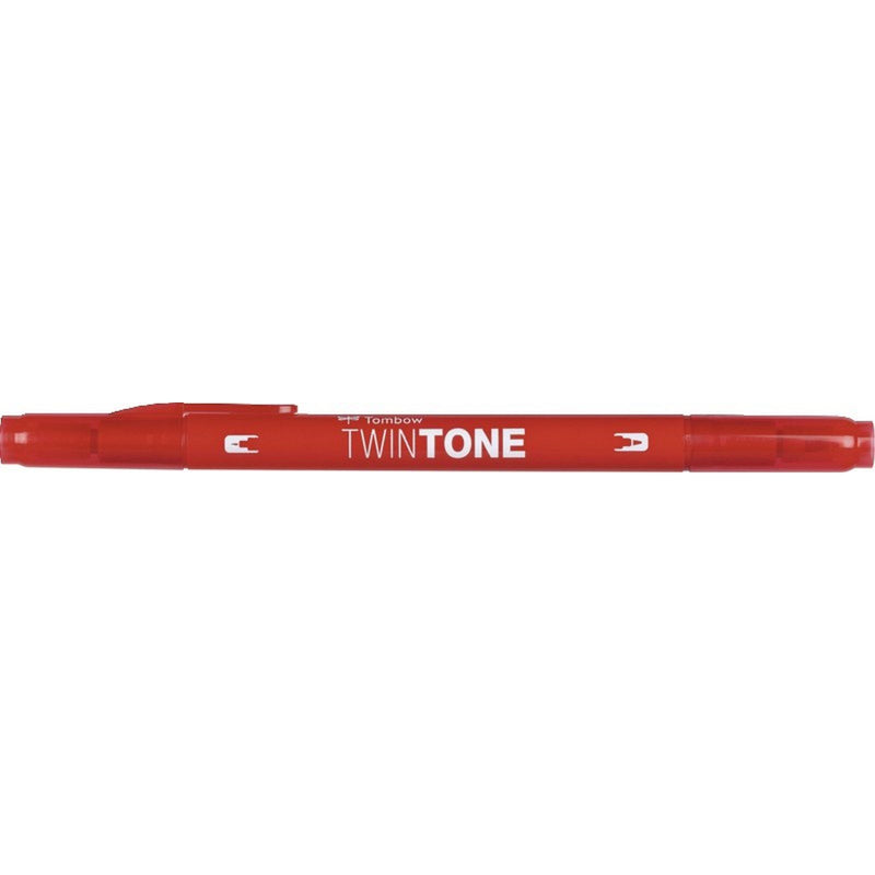 Afbeelding laden in galerijviewer, Tombow • twintone dual-tip brushpen red
