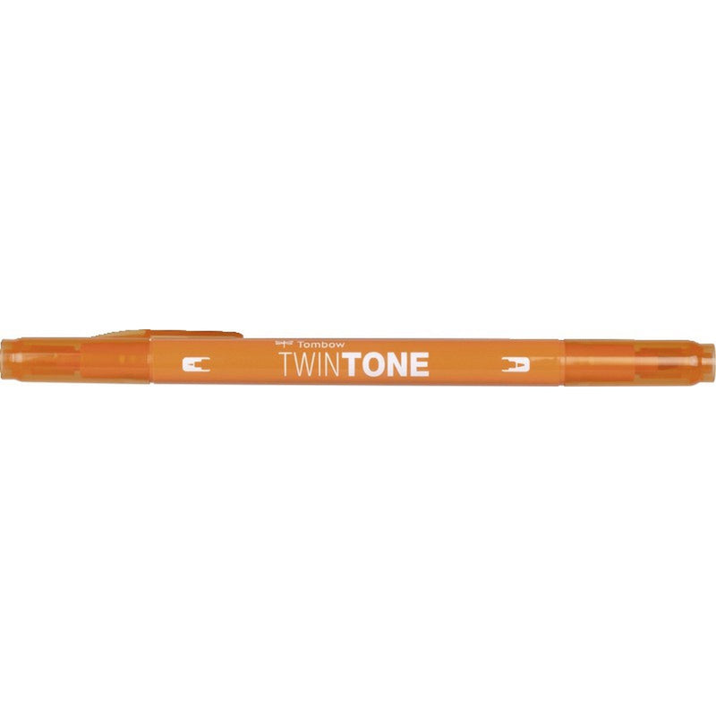 Afbeelding laden in galerijviewer, Tombow • twintone dual-tip brushpen orange
