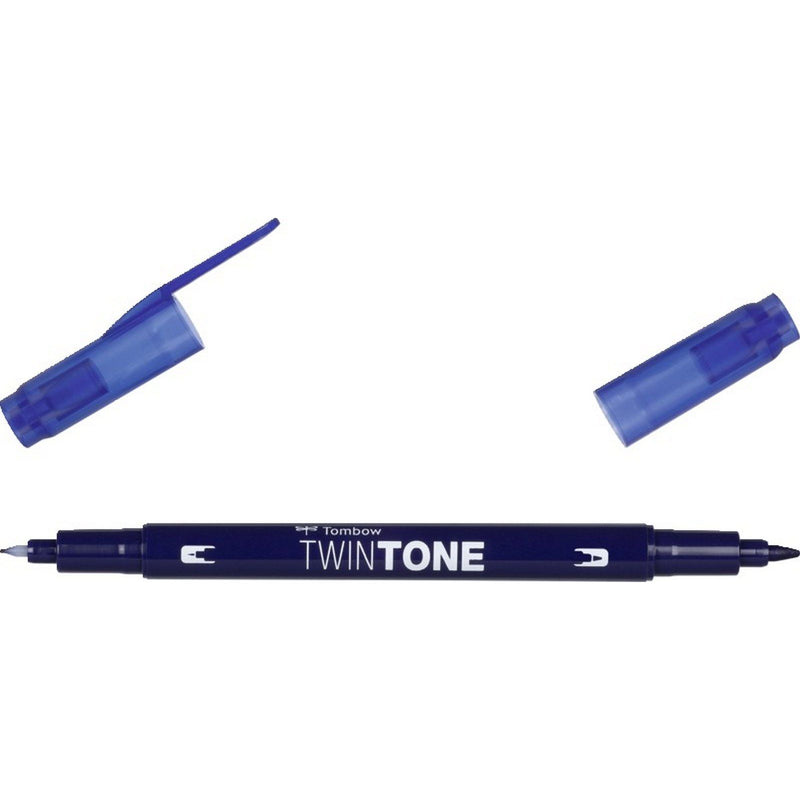 Afbeelding laden in galerijviewer, Tombow • twintone dual-tip brushpen navy
