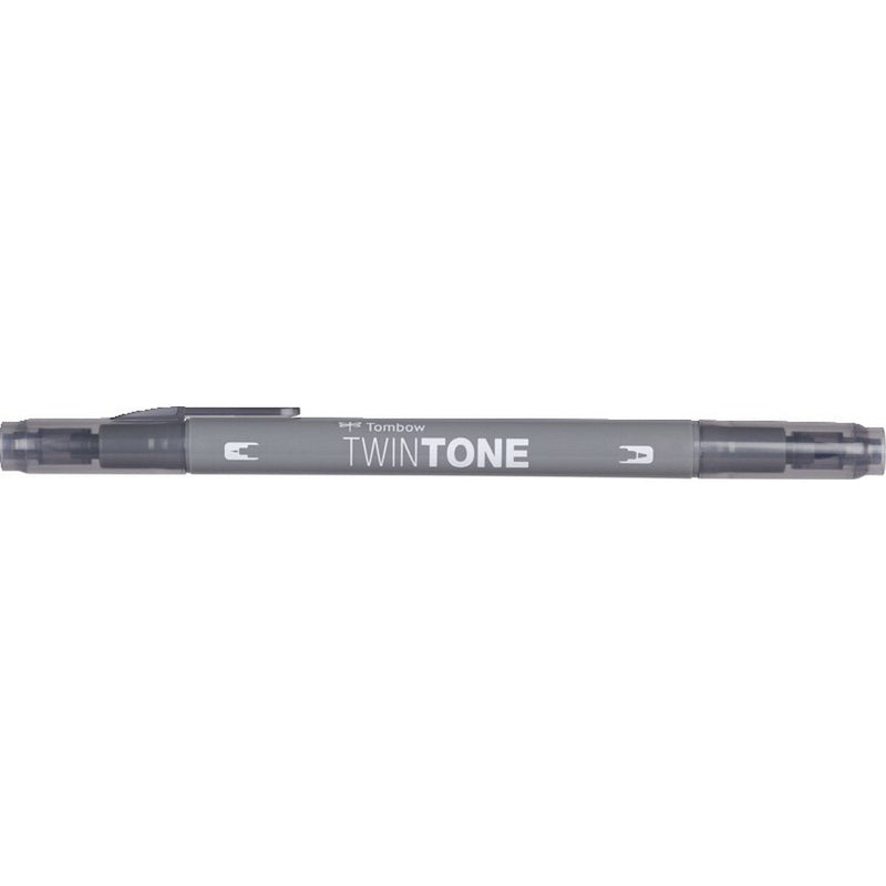 Afbeelding laden in galerijviewer, Tombow • twintone dual-tip brushpen grey
