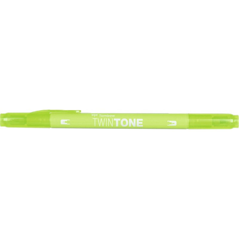 Afbeelding laden in galerijviewer, Tombow • twintone dual-tip brushpen lime green
