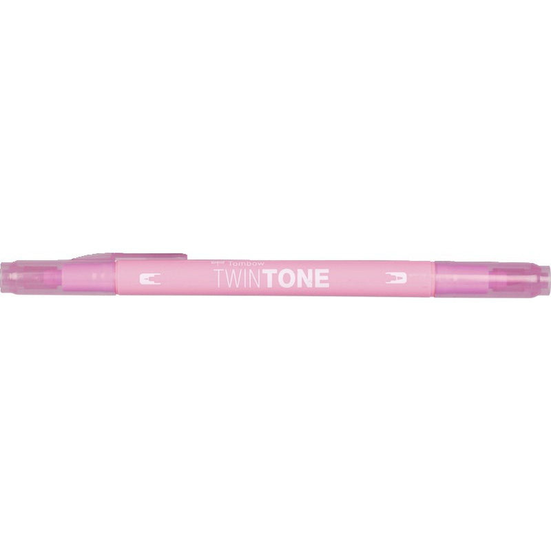 Afbeelding laden in galerijviewer, Tombow • twintone dual-tip brushpen pale rose
