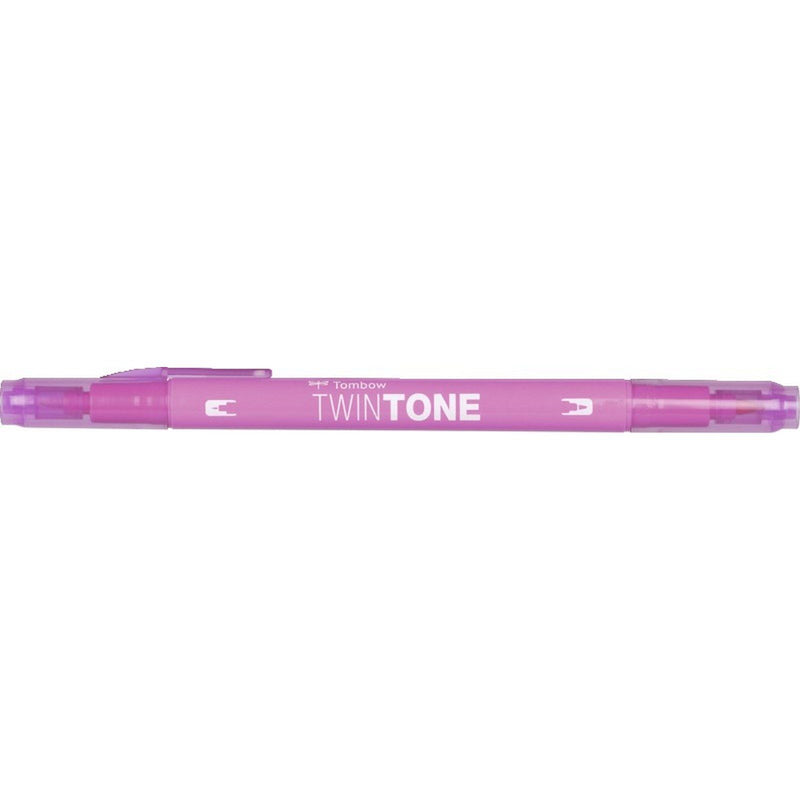 Afbeelding laden in galerijviewer, Tombow • twintone dual-tip brushpen princess pink
