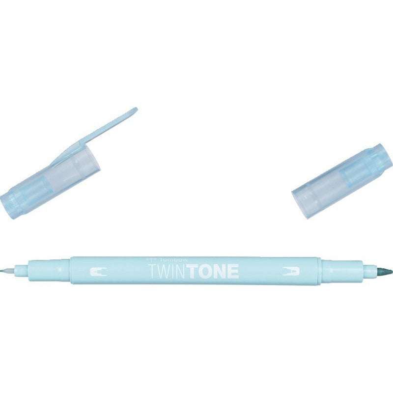 Afbeelding laden in galerijviewer, Tombow • twintone dual-tip brushpen aqua
