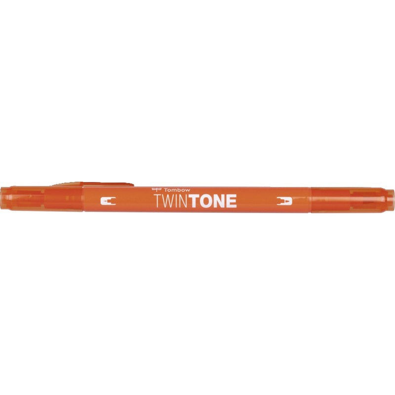 Afbeelding laden in galerijviewer, Tombow • twintone dual-tip brushpen carred orange
