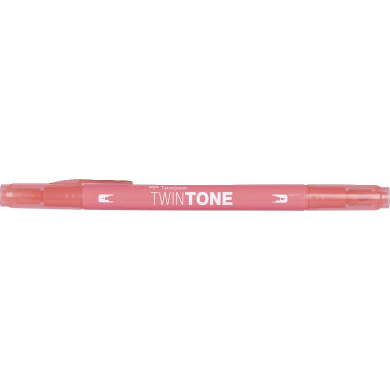 Afbeelding laden in galerijviewer, Tombow • twintone dual-tip brushpen cherry pink

