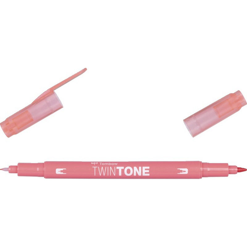 Afbeelding laden in galerijviewer, Tombow • twintone dual-tip brushpen cherry pink
