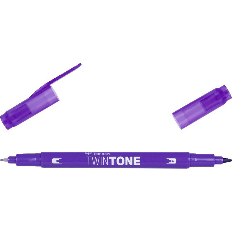 Afbeelding laden in galerijviewer, Tombow • twintone dual-tip brushpen grape
