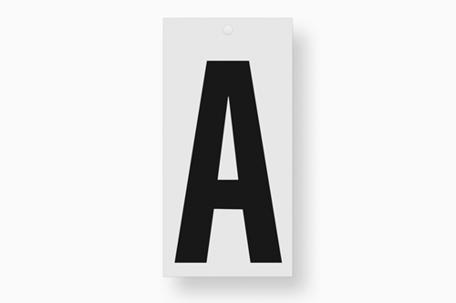 Afbeelding laden in galerijviewer, Metafranc plakletter 100mm zwart g - wu0510120
