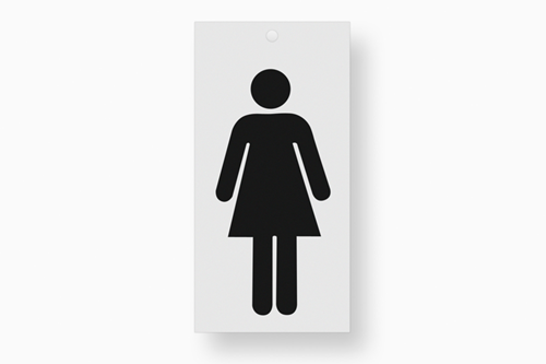 Metafranc plaksymbool 100mm zwart .' - wu0510580