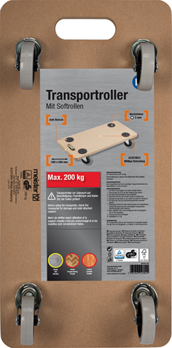 Afbeelding laden in galerijviewer, Metafranc meubelroller 590x290 mdf tpe 200k - wu0821300

