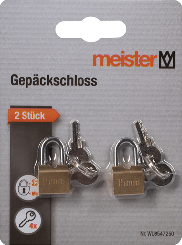 Afbeelding laden in galerijviewer, Meister bagageslot 2-delig w - wu9547250
