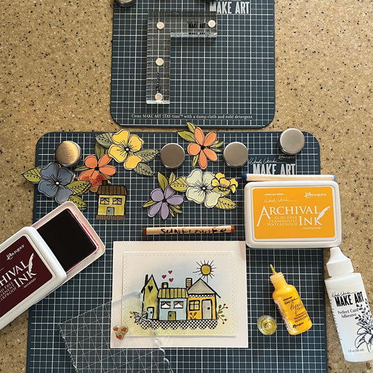 Ranger ink ranger • wendy vecchi make art clear stamp set doodle town
