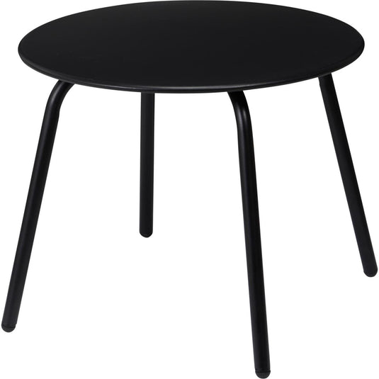 Home styling tafel zwart ã¸50xh40 cm rond