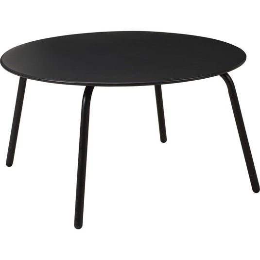 Home styling tafel zwart ã¸70xh40cm rond