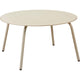 Home styling tafel beige ã¸70xh40 cm rond