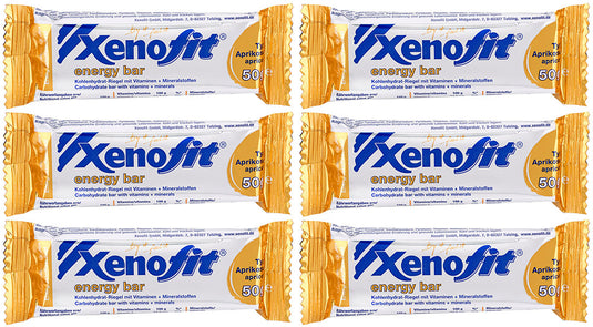 Xenofit energy bar apricot 6x50g