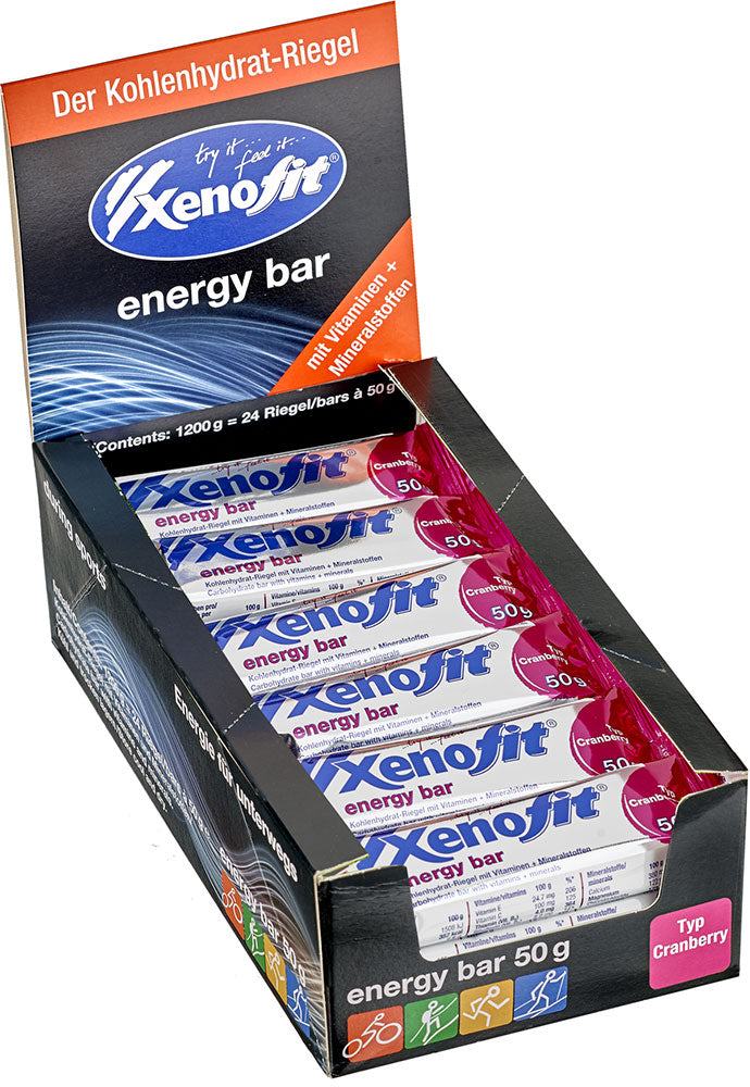 Afbeelding laden in galerijviewer, Xenofit energy bar 24x50g box
