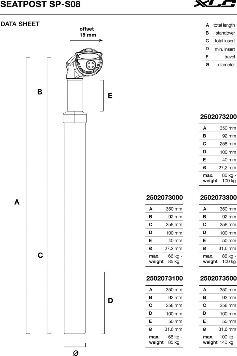 Afbeelding laden in galerijviewer, Xlc comp sp-s08 suspension seatpost
