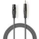 Nedis xlr kabel - stereo - gebalanceerd