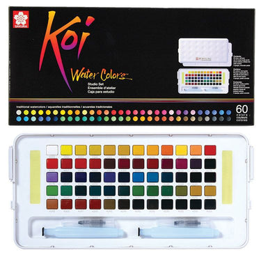 Sakura • koi aquarel sketchbox 60 + waterbrush