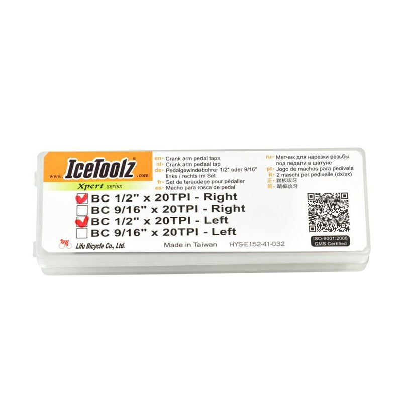 Afbeelding laden in galerijviewer, Icetoolz xpert crankarm pedaal tapset 9 16“x20tpi, e154
