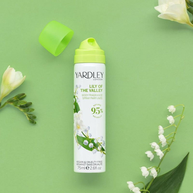 Afbeelding laden in galerijviewer, Yardley london lily of the valley body spray 75ml
