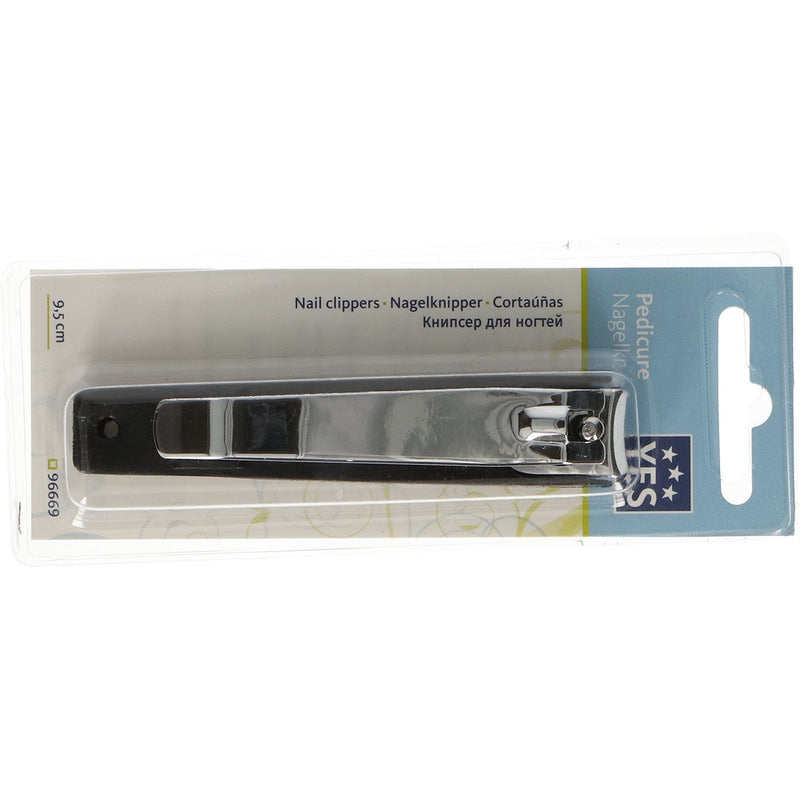 Afbeelding laden in galerijviewer, Yes voetnagelknipper met opvang zilver 9,2cm
