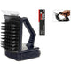 Bbq borstel 3 in 1 stalen haren