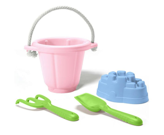 Green toys setje met emmer, hark en schep