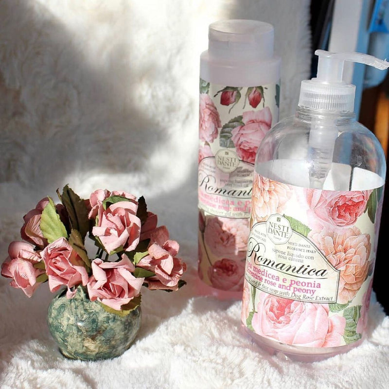 Afbeelding laden in galerijviewer, Nesti dante romantica rose peony zeeppomp 500ml
