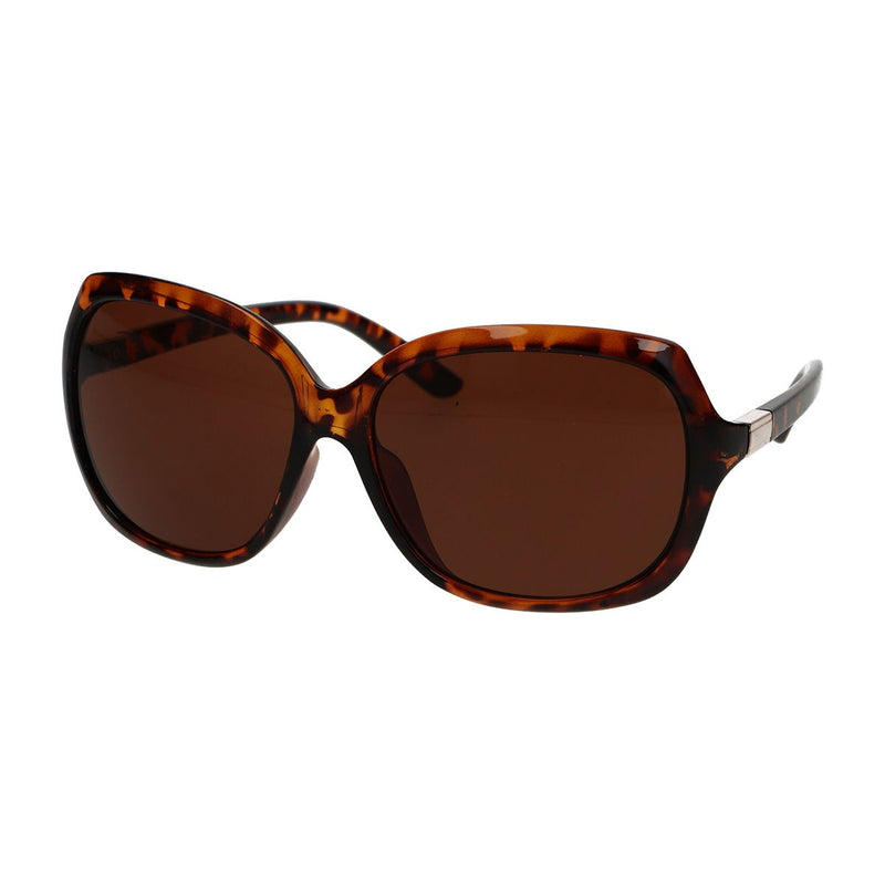 Afbeelding laden in galerijviewer, Spectrum zonnebril ovaal groot tortoise bruin dames
