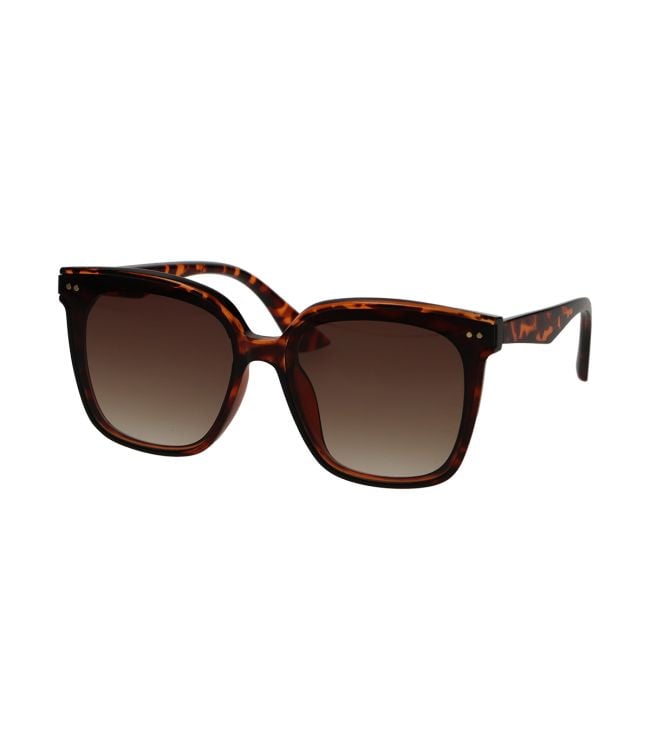 Afbeelding laden in galerijviewer, Spectrum zonnebril tortoise statement chique gradient bruin dames
