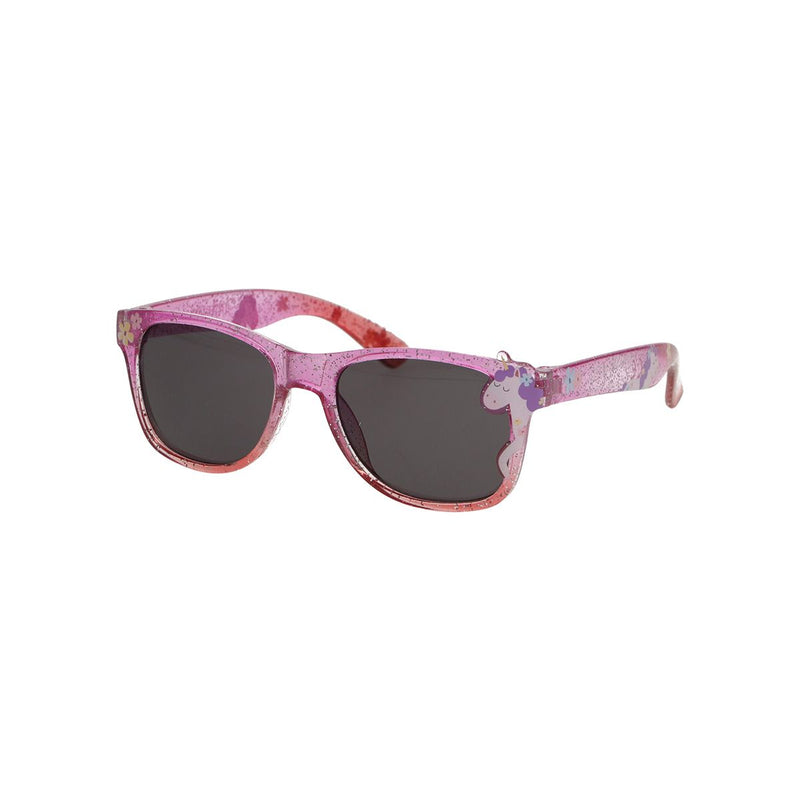 Afbeelding laden in galerijviewer, Spectrum zonnebril unicorn roze glitter kids
