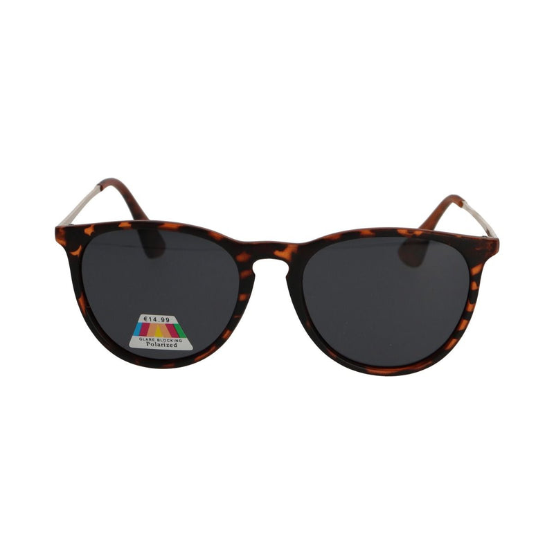 Afbeelding laden in galerijviewer, Spectrum polarized zonnebril rond tortoise goud grijs dames
