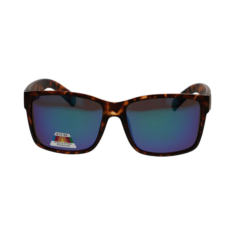 Afbeelding laden in galerijviewer, Spectrum polarized zonnebril vierkant tortoise blauw groenunisex
