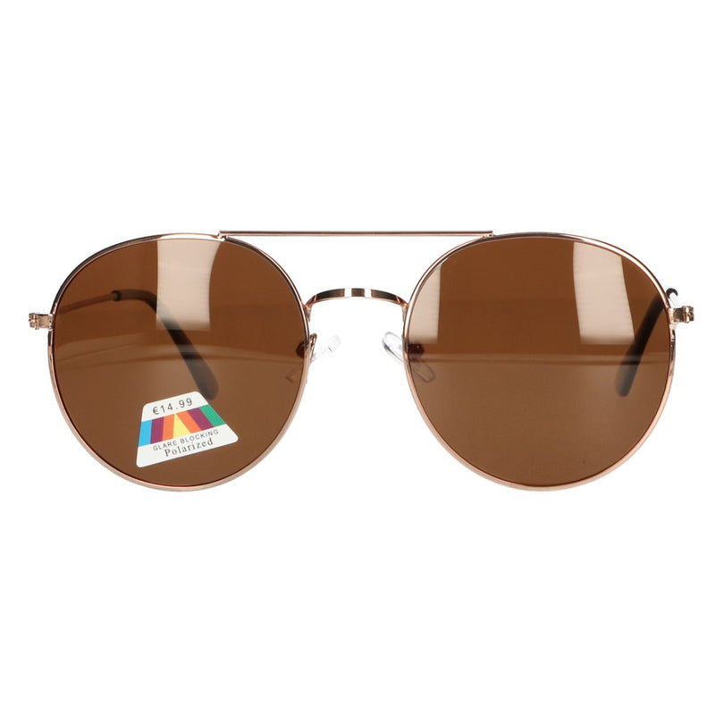 Afbeelding laden in galerijviewer, Spectrum polarized zonnebril piloot bruin glas unisex
