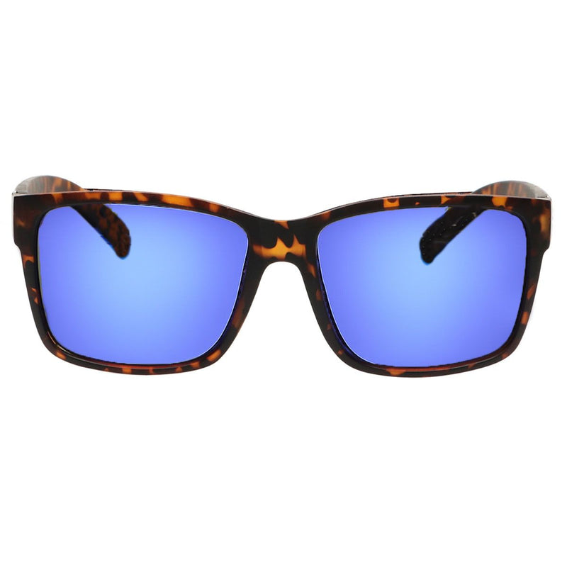 Afbeelding laden in galerijviewer, Spectrum polarized zonnebril vierkant tortoise blauw unisex
