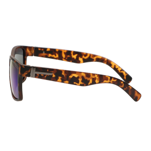 Spectrum polarized zonnebril vierkant tortoise blauw unisex