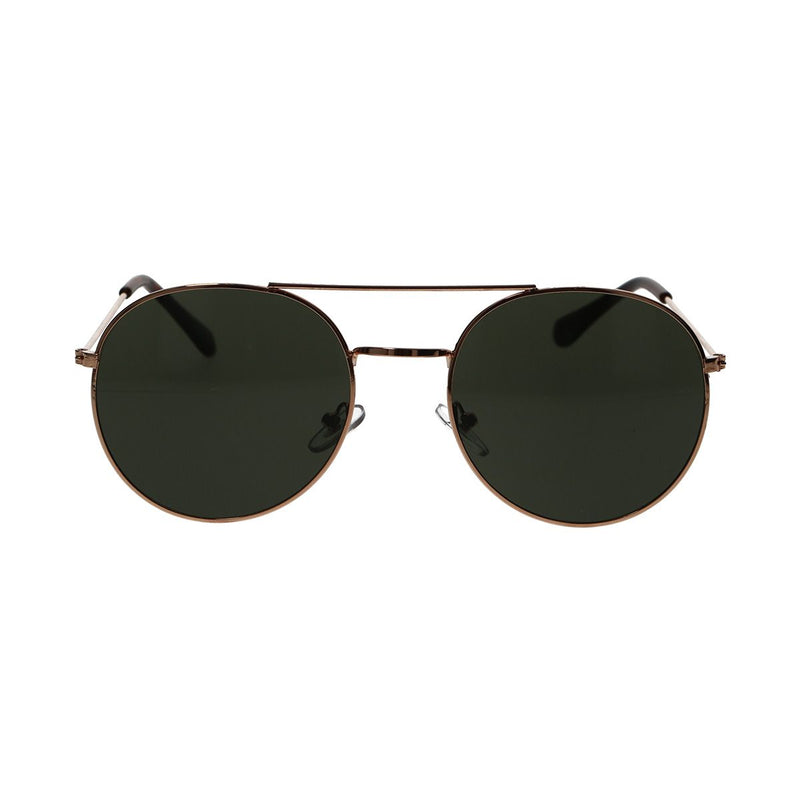 Afbeelding laden in galerijviewer, Spectrum zonnebril rond rose metaal groen unisex
