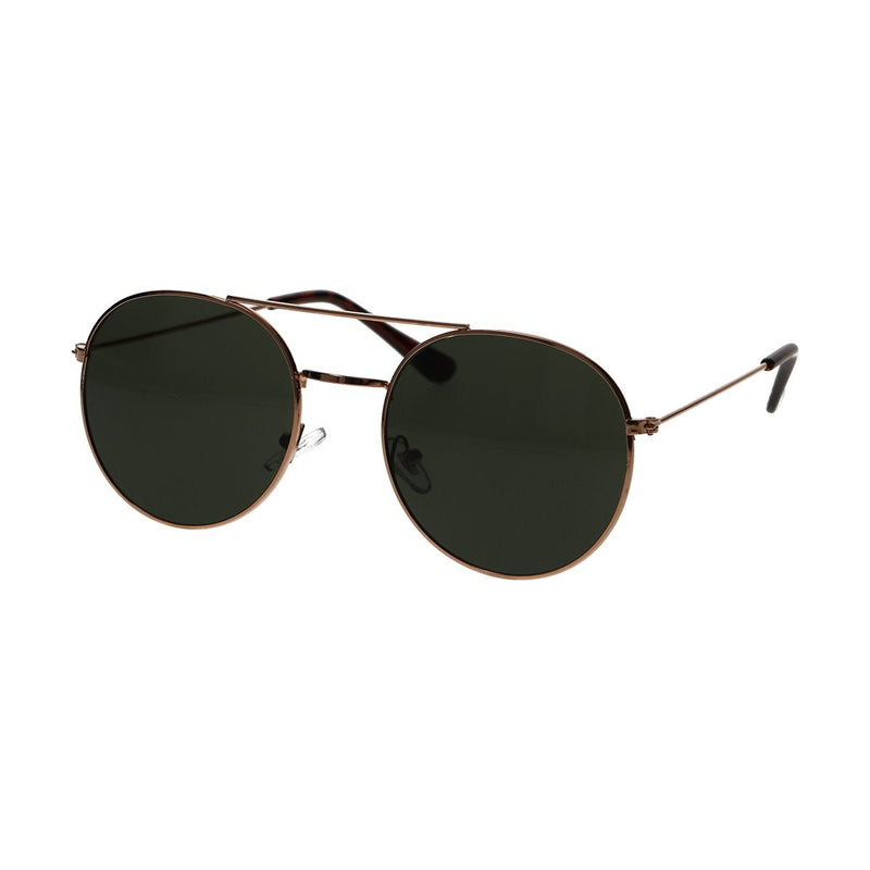 Afbeelding laden in galerijviewer, Spectrum zonnebril rond rose metaal groen unisex
