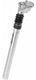 Zoom Zadelpen geveerd 27.2 x 350 mm aluminium zilver zwart