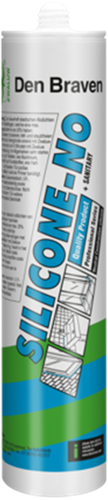 Afbeelding laden in galerijviewer, Den braven zwaluw silicone-no + sanitary | 310 ml | wit - 30618904

