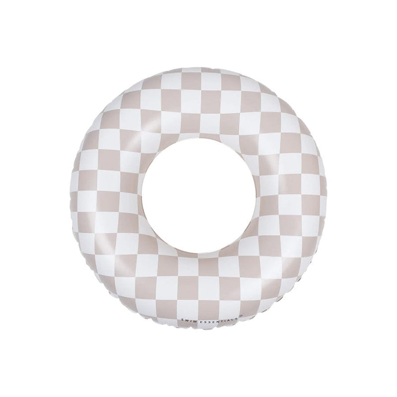 Afbeelding laden in galerijviewer, Checkmate | beige zwemband ø 90 cm
