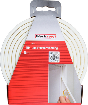 Werkzeyt tochtstrip deur en raam 2x3m - zyt22014