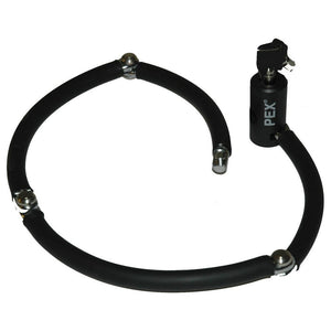 Pex scharnierarm slot zwart 72cm