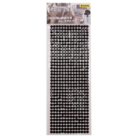 Diverse sticker crystal zwart