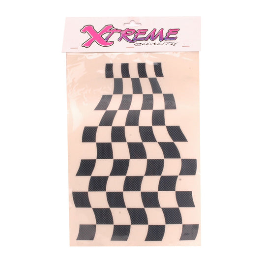 Diverse stickervlag wave carbon