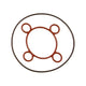 Bac koppakking | minarelli horizontaal lc (o-ring)