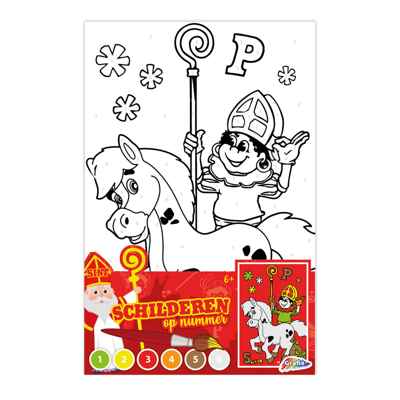 Afbeelding laden in galerijviewer, Creative Craft Group Schilderen op Nummer Sinterklaas
